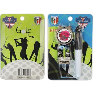 Golf Pitchfork Golf Groene Vork Met Liner Pen Playeagle Kleine Golf Accessoires