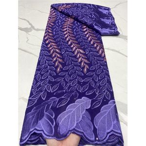 Pgc Zwitserse Voile Kant In Zwitserland 2022 Afrikaanse Katoen Kant Stof Materiaal Voor Party Bruid Jurk Naaien YA4773B-2