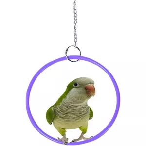 8-delige Vogelspeelgoedset – Natuurlijk Hout, Kauwspeelgoed, Schommel En Bellen – Voor Parkieten, Conures En Liefdesvogels