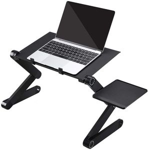 Laptop Tafel Stand Met Verstelbare Vouwen Ergonomisch Stand Notebook Bureau Voor Ultrabook, Netbook Of Tablet Met Muismat