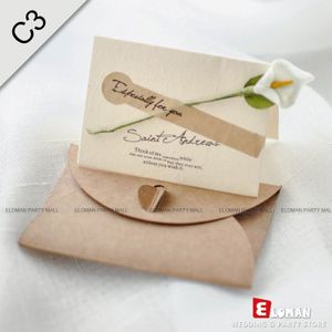 25 stks pocket uitnodigingskaarten-ELOMAN-bruiloft verjaardag bridal en baby douche goedkope uitnodigingen met envelop + blanco kaarten