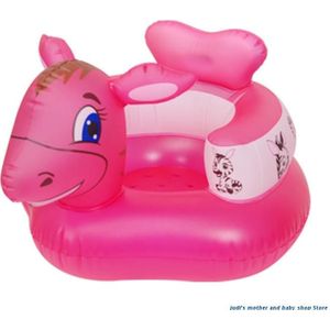 67JC Baby Baby Opblaasbare Eetkamerstoel Sofa Anti-Val Opvouwbare Opgeblazen Floor Bad Seat Cartoon Dier Speelgoed Leren Kruk