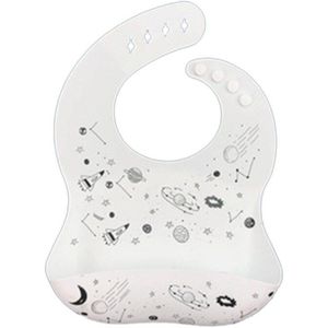 Baby Food Grade Siliconen Waterdichte Slabbetjes Pasgeboren Jongens Meisjes Feeding Speeksel Handdoek 54DF