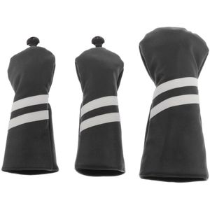 3 Packs Duurzaam Hout Hoofd Cover Protector 400cc Headcover Guard Golfer