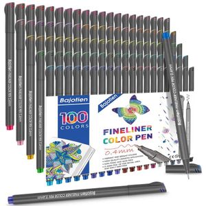 Fineliner Art Markers Pennen Dual Tips Tekenen Schilderen Aquarel Pen 12 24 36 48 60 100 Kleuren Voor Kalligrafie Tekening schetsen