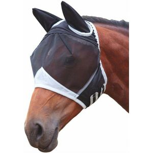 Paard/Cob/Pony Mesh Fly Masker Capuchon Met Oren Ademend Anti Mosquito Masker Anti-Muggen Paard Masker