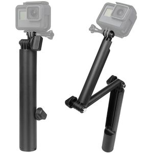 Waterdichte 3 Manier Grip Monopod Voor Gopro Hero 7 6 5 Sessie SJ4000 Xiaomi Yi 4K Camera Go Pro selfie Stick Met Statief Kit