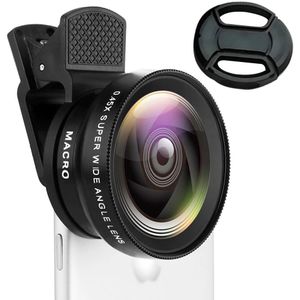 12X Macro Telefoon Lens Hd Camera Lens 0.45X Super Hoek Voor Iphone 13 12 11 Pro Max Samsung Xiaomi Huawei mobiele Telefoon Camera Lens