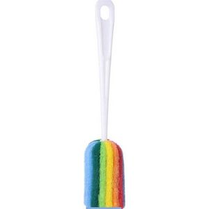 Afneembare Water Fles Mok Cup Glazen Wassen Spons Borstel Scrubber Met Handvat Gebruiksvoorwerpen Borstel Glas