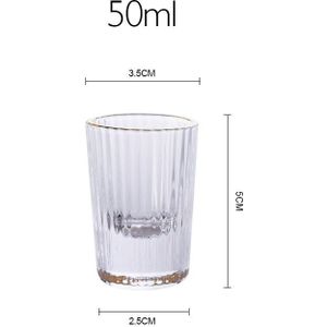 Borrelglas Kleine Glazen Beker Drank En Geesten Cups Shot Liquor Bril Voor Wodka Wijn Cocktail Wedding Ice Jug 50ml