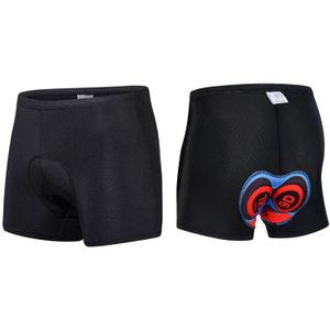 1Pcs Mannen En Vrouwen Sneldrogende Ademend Zwart Fietsen Slips Verdikte Siliconen Kussen Shorts