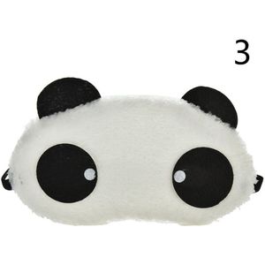 Mooie Leuke Panda Slapen Oogmasker Dutje Cartoon Oog Schaduw Slaap Masker Bandage Op Ogen Voor Slapen