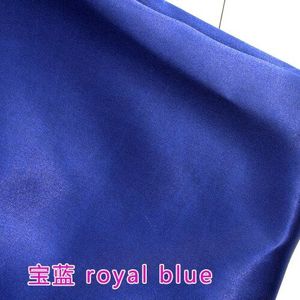 Royal Blue Satin Stof Bruids Trouwjurk Ambachten Kostuum Naaien Linning stof Liner 60 ""Breed 5 meter/stuk (150x460 cm)