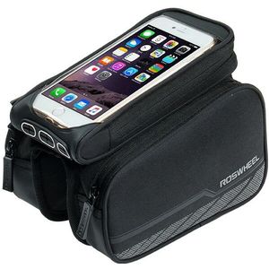 ROSWHEEL Fiets Smart Phone Bag 5.7 inch Grote Touch Screen MTB Racefiets Fietsen Top Frame Tube pannier