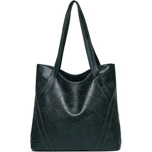 Vrouwen Lederen Handtassen Vrouwelijke Zachte Lederen Schoudertas Vintage Grote Capaciteit Tote Bag Vrouwelijke Sac Een belangrijkste