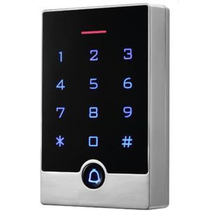 125Khz Rfid Toegangscontrole Systeem Reader Keypad IP65 Waterdichte Backlight Touch Keypad Metal 2000 Gebruikers