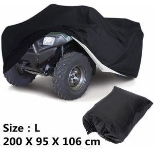 Asizes L Xxl Xxxl Zwart Universele Motorcycle Quad Atv Atc Cover Opbergtas Waterdicht