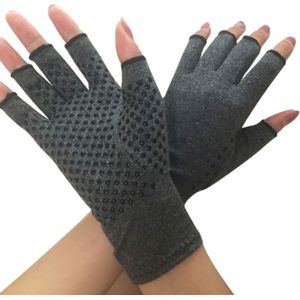 Vrouwen Mannen Compressie Artritis Hand Handschoenen Vinger Gezamenlijke Pijnbestrijding Vingerloze Pols Lengte Wanten Voor Reumatoïde Osteoarthrit