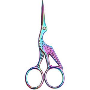 1Pc Rainbow Nail Cuticle Nipper Rvs Chameleon Scissor Clipper Dode Huid Remover Pusher Manicure Makeup Tools SAA37