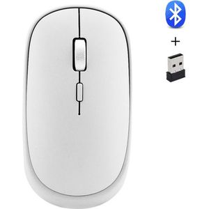 4.0 Bluetooth Draadloze Muis Met 2.4G Usb Optische Mause Mini Kantoor Gaming Muizen 1600 Dpi Voor Pc Laptop Notebook computer