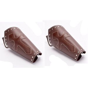 Volwassen Middeleeuwse Cosplay Kostuum Voor Mannen Carnaval Party Pols Bandage Steampunk Bracers Viking Piraat Armor Warrior Archer