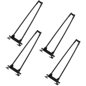 4 stuks 14 ""Heavy Duty Haarspeld Laptop Bureau Opvouwbare Benen Vouwen Salontafel Benen G99A