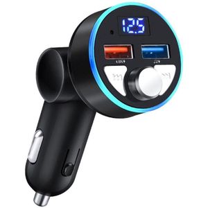 Auto Fm-zender Bluetooth-Compatibel 5.0 4.8a Quick Audio Lading Speler Auto Handsfree Auto Dual Lader Play Ontvanger Mp j4X2