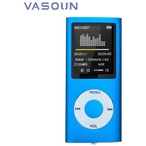 Vasoun MP3 Speler 8 Gb Muziek 1.8 Inch Fm Radio Video Speler E-book Speler MP3 Ingebouwde Memory Multi- taal Ondersteund