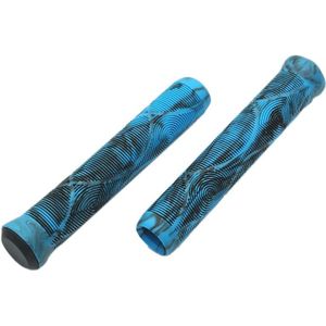 Fiets Grips Soft Flensloze Antislip Fiets Handvatten Voor Scooter Bars Bmx Fietsen Blauw