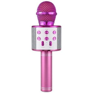 Ktv Draadloze Karaoke Handheld Microfoon Usb Player Mic Speaker Draagbare Kerst Verjaardag Thuis Party
