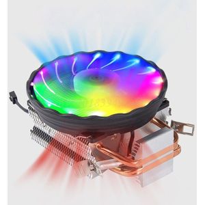 Koperen Heatpipe Cpu Koeler Voor Aurora Licht Koelventilator 90Mm Met Rgb Lga Heatsink Radiator