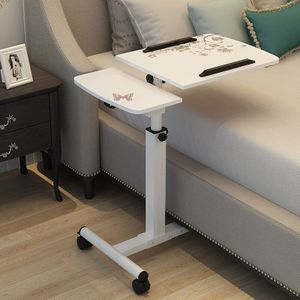 Opvouwbare Computer Tafel Voor Bed Draagbare Draaien Laptop Bureau Tafel Kan Worden Opgeheven Staande Bureau Meubelen