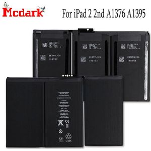 Mcdark Voor Ipad 2 2nd A1376 A1395 Batterij Vervanging Grote Capaciteit 6500Mah Back Up Bateria Voor Ipad 2 2nd laptop Batterijen