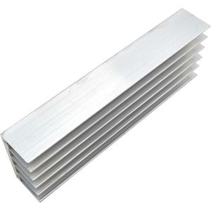 2 pcs 100x50mm LED Radiator Heatsink Aluminium Legering Koeling Board voor LED Verlichting Lamp DIY Hoge Thermische geleidbaarheid Heatsink