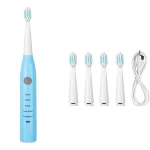 Krachtige Elektrische Tandenborstel Oplaadbare Ultra Sonic Sonic Usb Lading Waterdicht Tanden Borstel 5 Modi Whitening Tanden Gereedschap.