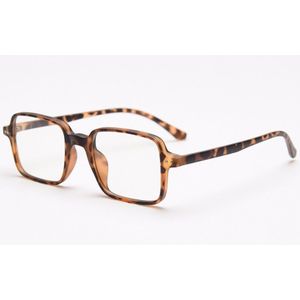 Kiekeboe Bruin Transparante Glazen Frame Vrouwen TR90 Optische Glazen Voor Mannen Clear Lens Ultralight Vrouwelijke Koreaanse Stijl Retro