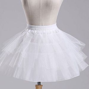 Witte Petticoat Onder Trouwjurk Prom Party Dress Accessoires Petticoats Voor Meisje Rok Kid Crinoline Longo Baljurk Vestido