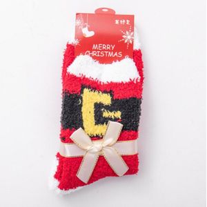 Kleurrijke Kerst Winter Vrouwen Sokken Verdikte Warme Lange Buis Kerst Sokken Warm Leuke