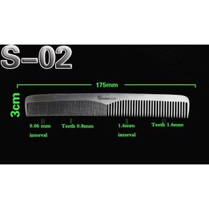 Salon Kammen Zilver Rvs Metalen Kammen Voor Kapperszaken Kappers En Kapperszaken Haircut Gereedschap Kapsalon Kapper Tool