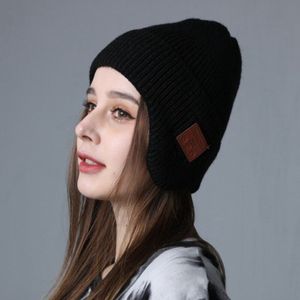 Bluetooth Oortelefoon Muziek Hoed Winter Draadloze Hoofdtelefoon Cap Headset Mic Outdoor Fietsen Wandelen Led Licht Gebreide Hoed Voor Xiaomi