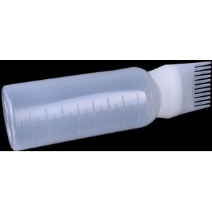 6 Oz Doseren Kleuring Haarverf Applicator Fles Borstel Salon Meisjes Haar Verven Reiniging Fles