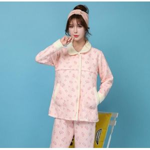 Fdfklak Flanel Dikke Warme Moederschap Kleding Vrouwen Borstvoeding Zwangerschap Pyjama Zwangere vrouwen Nachtkleding Pyjama Set