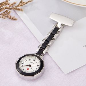 Verpleegkundigen Horloge Vrouwen Rose Goud Zilver Pin Clip-On Zakhorloge Opknoping Broche Dames Tabela enfermeira