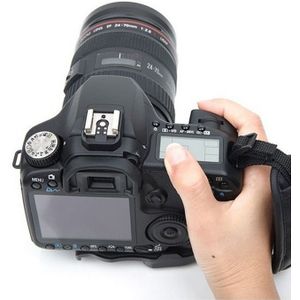 Camera Wrist Strap Black Leather Soft Hand Grip voor Canon Nikon Sony DSLR