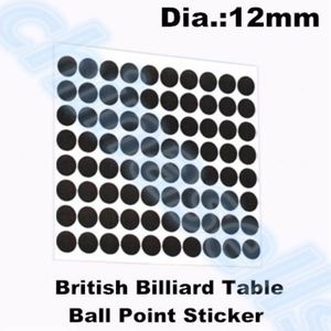 35Mm 30Pcs Punt Snooker Pool Biljart Witte Bal Locator Sticker Cue Bal Locators Stickers Tafel Bal Point Sticker