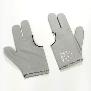 Jassinry 8 stks Biljart Handschoenen grijs/geel/zwart 3 kleuren Zwembad drie vingers handschoenen Biljart accessoires