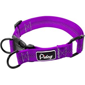 Reflecterende Halsband Gesp Verstelbare Veiligheid Nylon Pet Puppy Halsbanden Voor Kleine Middelgrote Honden Pitbull Beagle Kraag Perro S M L