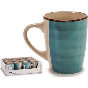 Cup Turquoise Steengoed (8,5X10,5X12,5 Cm)