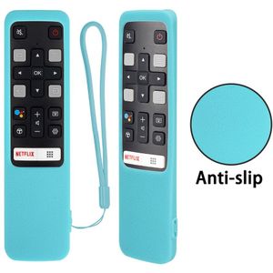 Voice Tv Siliconen Afstandsbediening Cover RC802V FMR1 FLR1 FNR1 Voor Tcl Lcd Tv 65P8S 55P8S 55EP680 50P8S 49S6800FS 49S6510FS