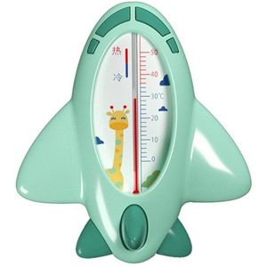 1Pc Doos Vliegtuig Pp Duurzaam Nuttig Blauw Thermometer Bad Thermometer Baby Thermometer Voor Badkamer Baby Baby